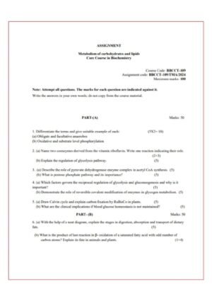 IGNOU BBCCT-109 Solved Assignment 2024 English Medium