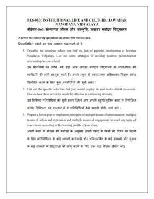 IGNOU BES-063 Solved Assignment 2024 Hindi Medium