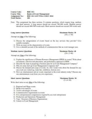 IGNOU BHC-11 Solved Assignment 2023-24 English Medium