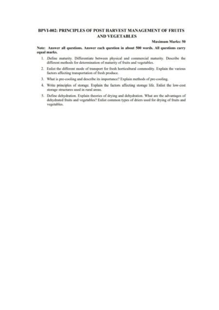 IGNOU BPVI-002 Solved Assignment 2024 English Medium