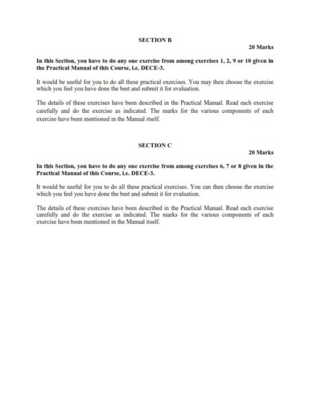 IGNOU DECE-03 Solved Assignment January & July 2023 English Medium