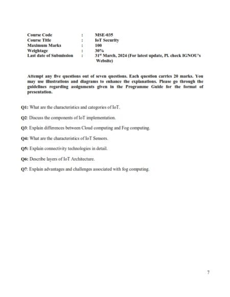 IGNOU MSE-035 Solved Assignment Jan 2024 English Medium