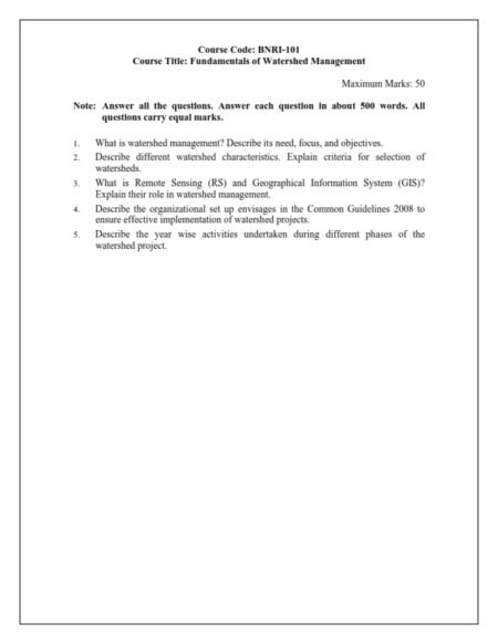 IGNOU BNRI-101 Solved Assignment 2024 Hindi Medium