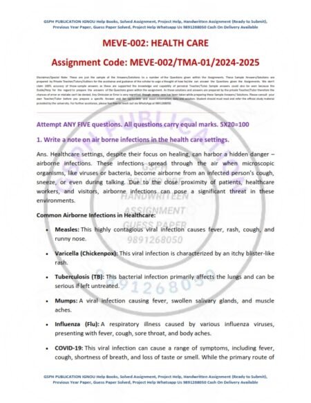 IGNOU MEVE-002 Solved Assignment 2024-25 English Medium - Image 2