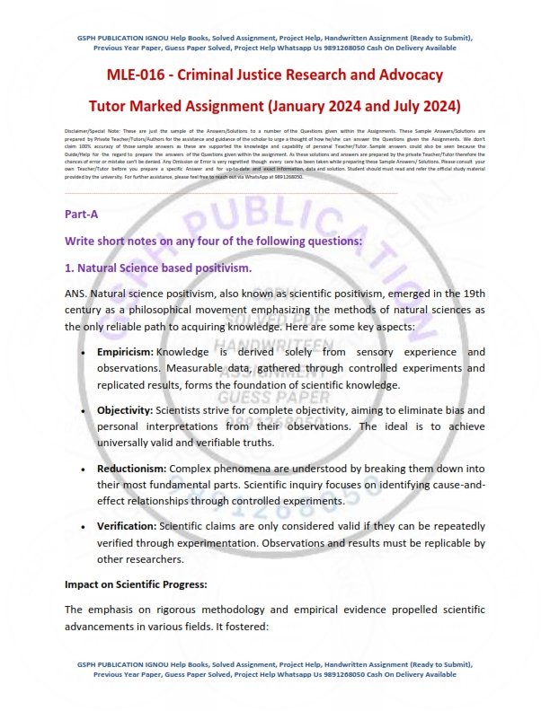 IGNOU MLE-016 Solved Assignment Jan & July 2024 English Medium