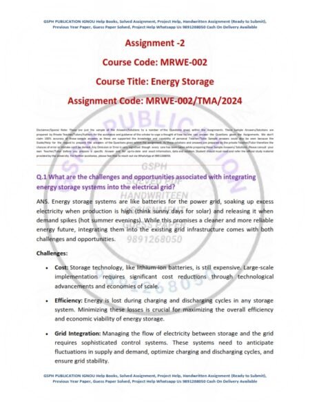 IGNOU MRWE-002 Solved Assignment January 2024 English Medium