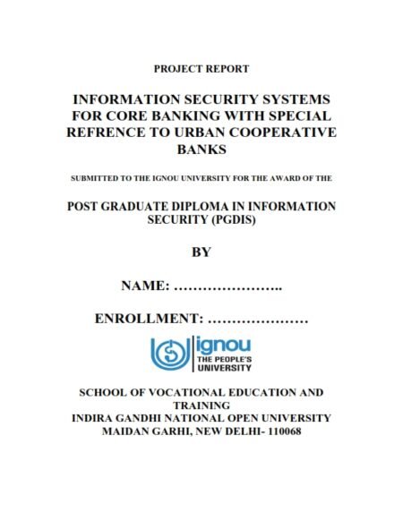 IGNOU MSEP-28 Project Sample-6(PGDIS)(Information Security Systems For Core Banking With Special Refrence To Urban Cooperative Banks) - Image 2