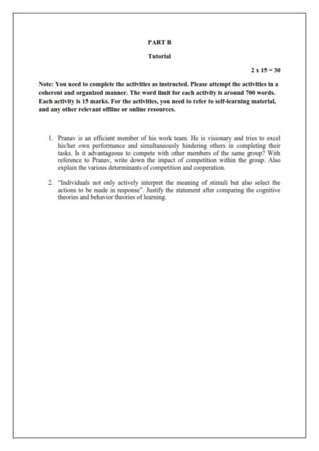 IGNOU BPCC-107 Solved Assignment Jan 2024 English Medium