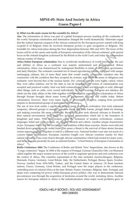 IGNOU MGSE-005 Guess Paper Solved English Medium