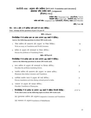 IGNOU MTT-015 Solved Assignment Jan & July 2024 Hindi Medium