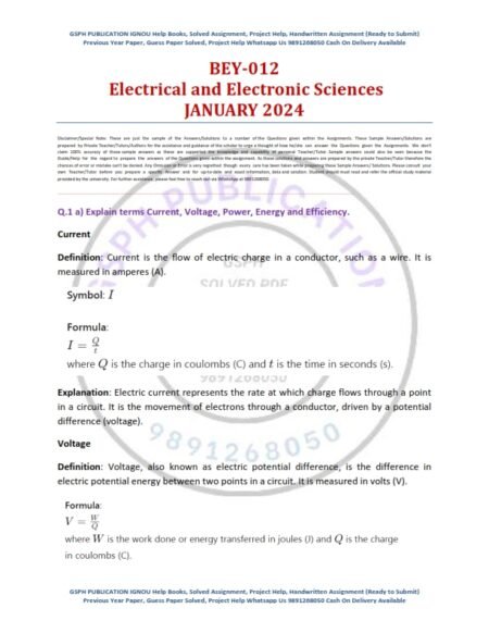 IGNOU BEY-012 Solved Assignment Jan 2024 English Medium - Image 3