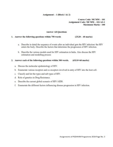 IGNOU MCMM-101 AS-1 Solved Assignment Jan & July 2024 English Medium