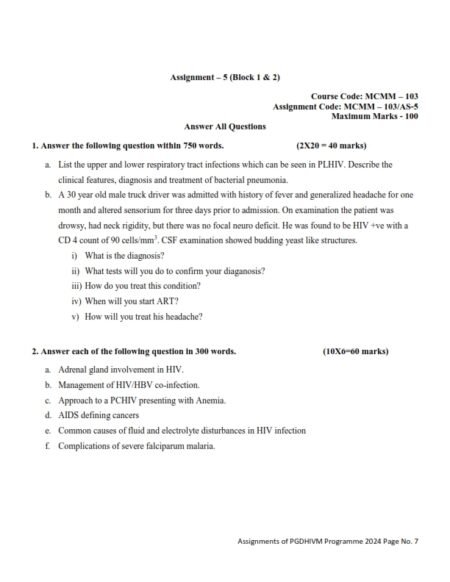 IGNOU MCMM-103 AS-5 Solved Assignment Jan & July 2024 English Medium