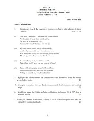 IGNOU MEG-001 Solved Assignment 2024-25 English Medium