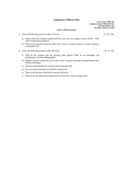 IGNOU MME-302 AS-6 Solved Assignment Jan 2024 English Medium