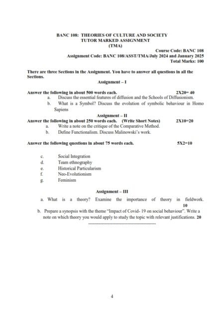 IGNOU BANC-108 Solved Assignment 2024-25 English Medium