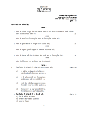 IGNOU BSKC-104 Solved Assignment 2024-25 Sanskrit Medium