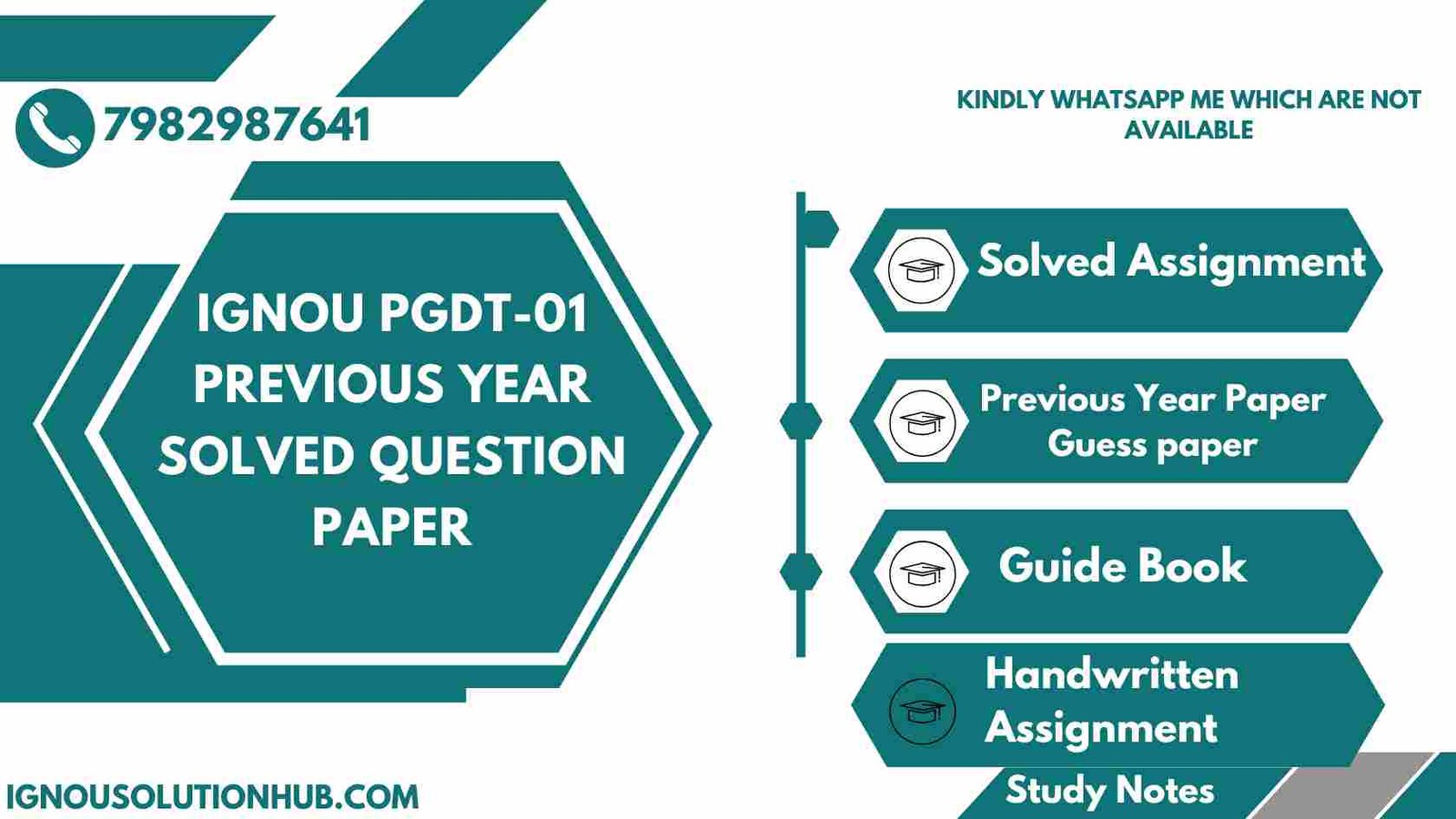 IGNOU PGDT-01 Previous Year Solved Question Paper