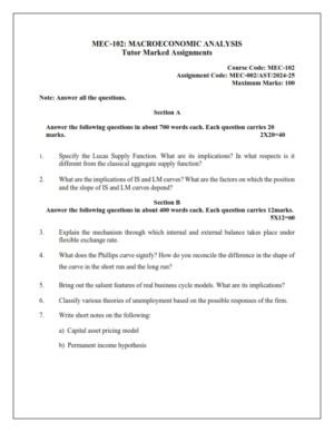 IGNOU MEC-102 Solved Assignment 2024-25 English Medium