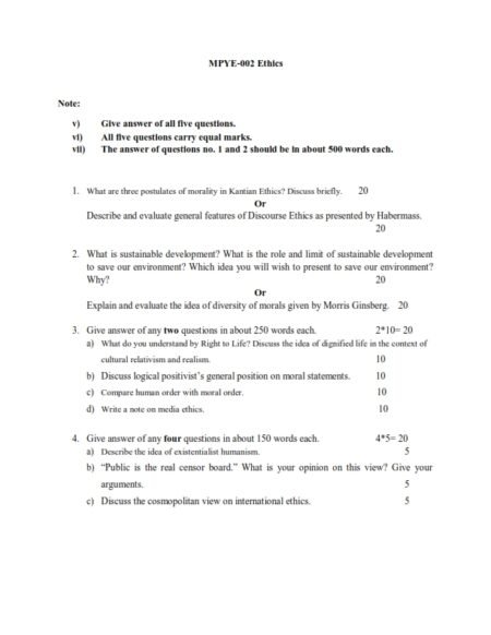 IGNOU MPYE-02 Solved Assignment 2024-25 English Medium