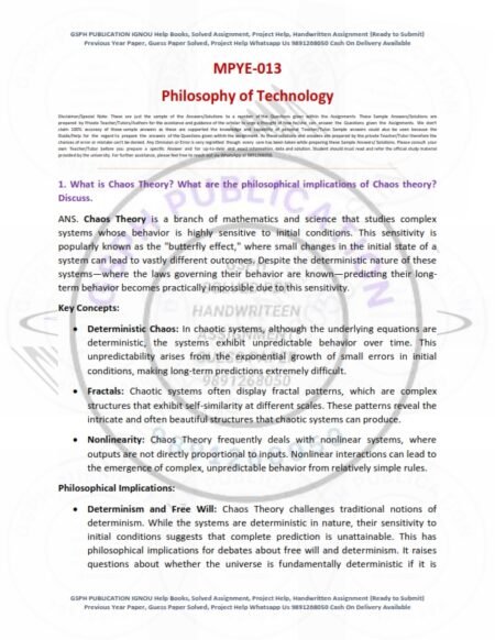 IGNOU MPYE-13 Solved Assignment 2024-25 English Medium - Image 3