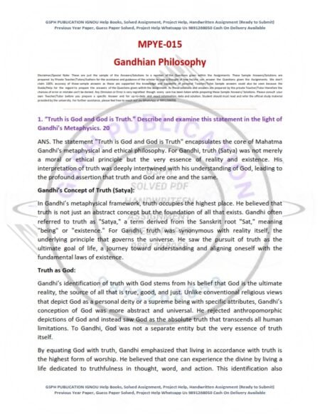 IGNOU MPYE-15 Solved Assignment 2024-25 English Medium - Image 3
