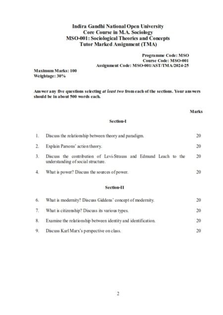 IGNOU MSO-01 Solved Assignment 2024-25 English Medium