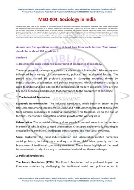 IGNOU MSO-04 Solved Assignment 2024-25 English Medium - Image 2