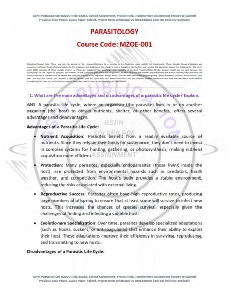 IGNOU MZOE-001 Solved Assignment 2024 English Medium