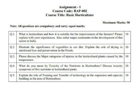 IGNOU BAP-002 Solved Assignment Jan & July 2024 English Medium