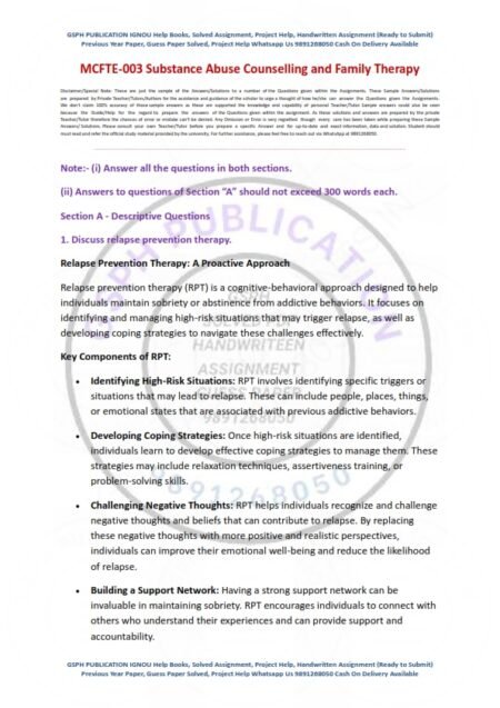 IGNOU MFCTE-03 Solved Assignment 2024-25 English Medium - Image 2