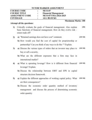 IGNOU MCO-07 Solved Assignment 2024-25 English Medium