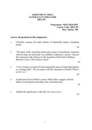 IGNOU MEG-09 Solved Assignment 2024-25 English Medium