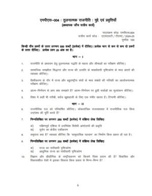 IGNOU MPS-04 Solved Assignment 2024-25 Hidni Medium