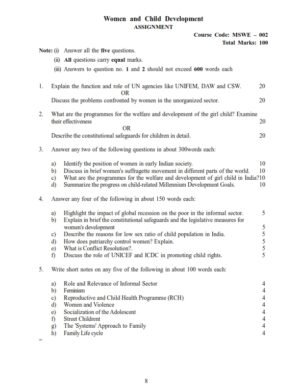 IGNOU MSWE-02 Solved Assignment 2024-25 English Medium