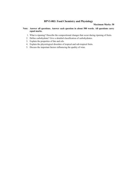 IGNOU BPVI-003 Solved Assignment 2024-25 English Medium