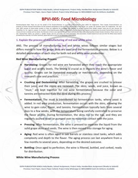 IGNOU BPVI-005 Solved Assignment 2024-25 English Medium