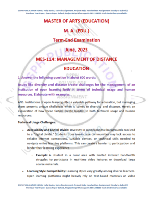 IGNOU MES-114 Previous Year Solved Question Paper English Medium (June 2023)