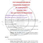 IGNOU MES-132 Previous Year Solved Question Paper English Medium (December 2023)