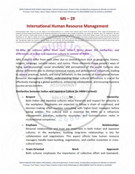 IGNOU MS-02 Solved Assignment 2024-25 English Medium - Image 2