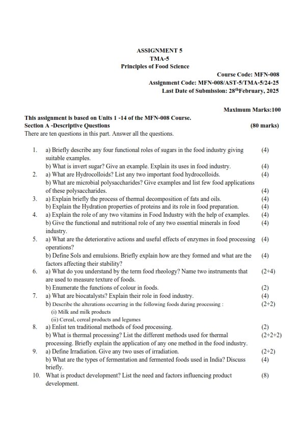IGNOU MFN-008 Solved Assignment 2024-25 English Medium