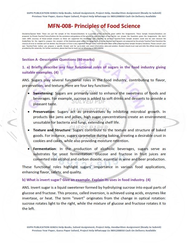 IGNOU MFN-008 Solved Assignment 2024-25 English Medium