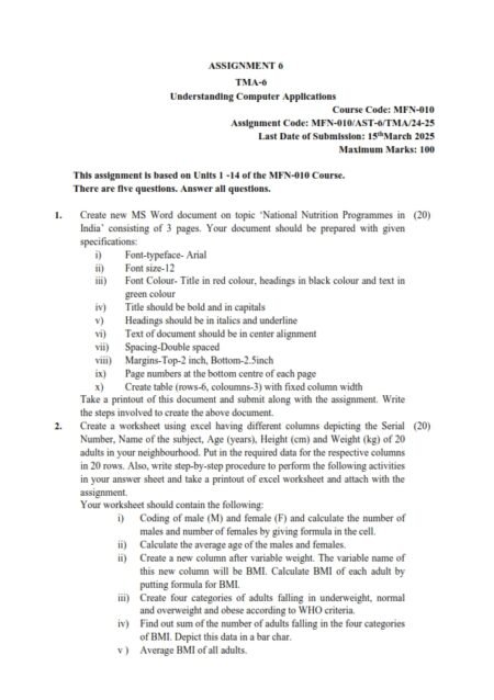 IGNOU MFN-010 Solved Assignment 2024-25 English Medium