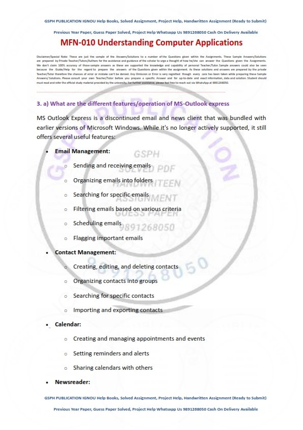 IGNOU MFN-010 Solved Assignment 2024-25 English Medium - Image 2