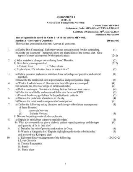 IGNOU MFN-05 Solved Assignment 2024-25 English Medium