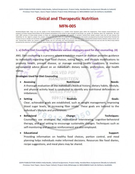 IGNOU MFN-05 Solved Assignment 2024-25 English Medium - Image 3