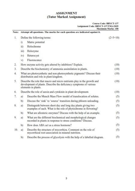 IGNOU BBYCT-137 Solved Assignment 2025 English Medium