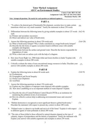 IGNOU BEVAE-181 Solved Assignment 2025 English Medium