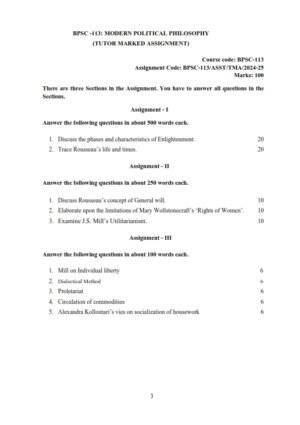 IGNOU BPSC-113 Solved Assignment 2024-25 English Medium