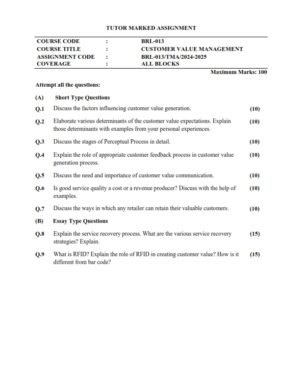IGNOU BRL-013 Solved Assignment 2024-25 English Medium